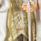 Glitzhome® 35.5" Faux Fur Elegant Christmas Santa Figurine
